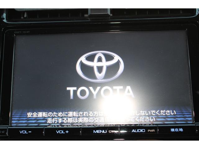 プリウス Ａツーリングセレクション　車検整備付　衝突軽減ブレーキ　ナビ　ＴＶ　バックモニター　エアロパーツ　Ｂｌｕｅｔｏｏｔｈ　社外アルミホイール　シートヒーター　レザーシート　コーナーセンサー　ヘッドアップディスプレイ（3枚目）