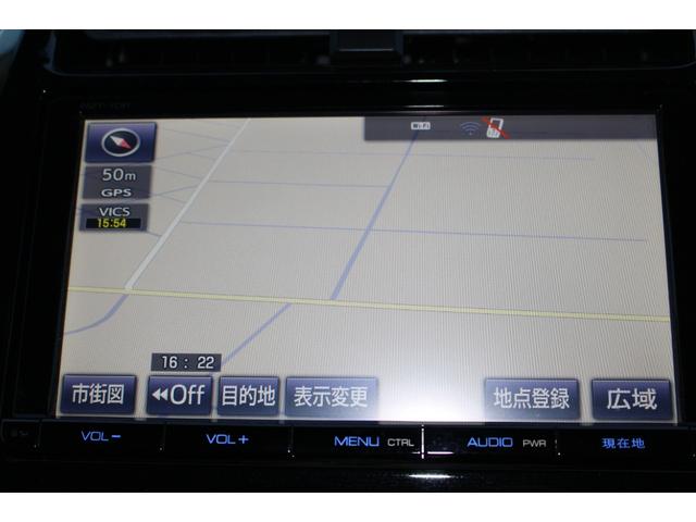 プリウス Ａツーリングセレクション　車検整備付　衝突軽減ブレーキ　ナビ　ＴＶ　バックモニター　エアロパーツ　Ｂｌｕｅｔｏｏｔｈ　社外アルミホイール　シートヒーター　レザーシート　コーナーセンサー　ヘッドアップディスプレイ（4枚目）
