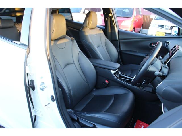 プリウス Ａツーリングセレクション　車検整備付　衝突軽減ブレーキ　ナビ　ＴＶ　バックモニター　エアロパーツ　Ｂｌｕｅｔｏｏｔｈ　社外アルミホイール　シートヒーター　レザーシート　コーナーセンサー　ヘッドアップディスプレイ（13枚目）