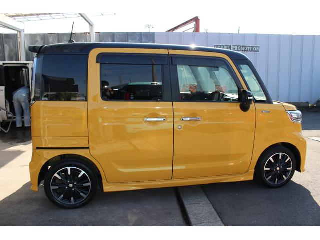 スペーシアカスタム ハイブリッドＸＳ　全国対応２年保証付　車検整備付　衝突軽減ブレーキ　ナビＴＶバックモニター　両側パワースライドドア　スマートキー　Ｂｌｕｅｔｏｏｔｈ　シートヒーター　アイドリングストップ　ハーフレザー　２トーンカラー（19枚目）