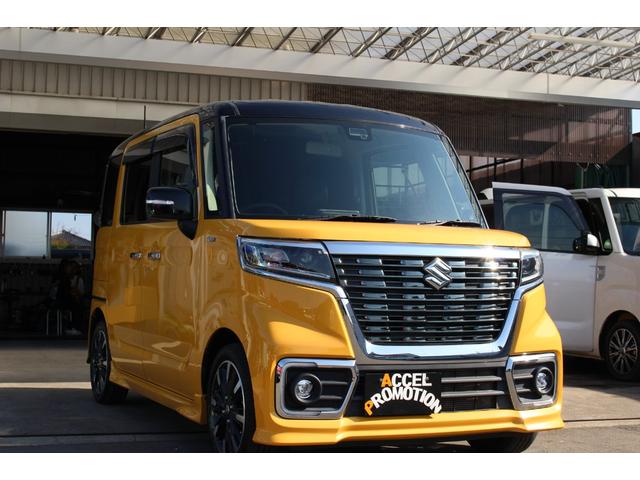 スペーシアカスタム ハイブリッドＸＳ　全国対応２年保証付　車検整備付　衝突軽減ブレーキ　ナビＴＶバックモニター　両側パワースライドドア　スマートキー　Ｂｌｕｅｔｏｏｔｈ　シートヒーター　アイドリングストップ　ハーフレザー　２トーンカラー（31枚目）