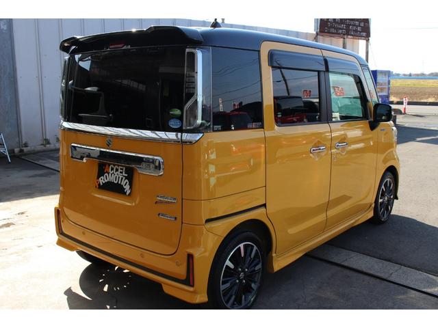 スペーシアカスタム ハイブリッドＸＳ　全国対応２年保証付　車検整備付　衝突軽減ブレーキ　ナビＴＶバックモニター　両側パワースライドドア　スマートキー　Ｂｌｕｅｔｏｏｔｈ　シートヒーター　アイドリングストップ　ハーフレザー　２トーンカラー（32枚目）