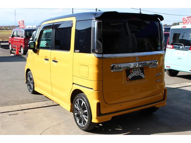 スペーシアカスタム ハイブリッドＸＳ　全国対応２年保証付　車検整備付　衝突軽減ブレーキ　ナビＴＶバックモニター　両側パワースライドドア　スマートキー　Ｂｌｕｅｔｏｏｔｈ　シートヒーター　アイドリングストップ　ハーフレザー　２トーンカラー（33枚目）