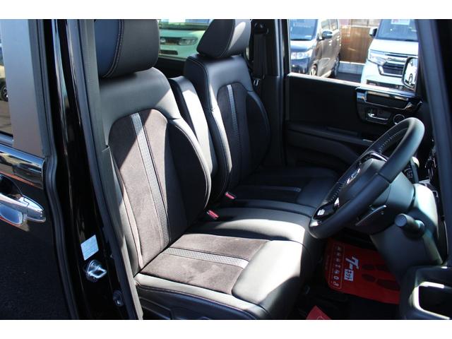 Ｎ－ＢＯＸカスタム Ｌターボ　車検整備付　衝突軽減ブレーキ　ナビＴＶ　バックモニター　両側パワースライド　ＥＴＣスマートキー　Ｂｌｕｅｔｏｏｔｈ純正アルミホイール　ハーフレザー　ターボ　横滑り防止付　パドルシフト　コーナーセンサー（10枚目）