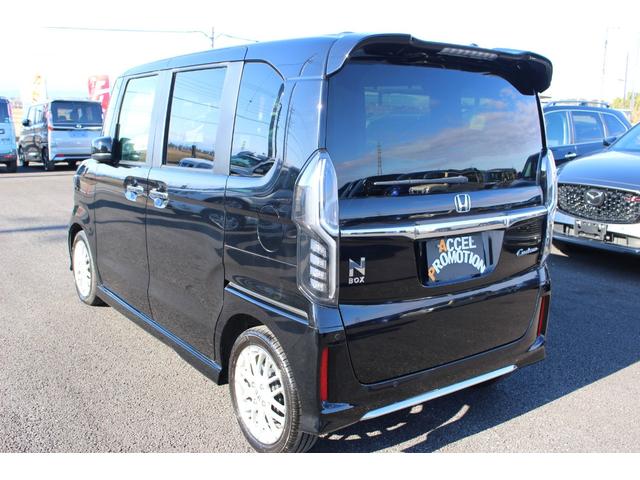 Ｎ－ＢＯＸカスタム Ｌターボ　車検整備付　衝突軽減ブレーキ　ナビＴＶ　バックモニター　両側パワースライド　ＥＴＣスマートキー　Ｂｌｕｅｔｏｏｔｈ純正アルミホイール　ハーフレザー　ターボ　横滑り防止付　パドルシフト　コーナーセンサー（35枚目）