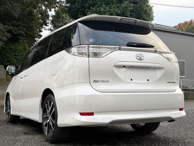 エスティマ アエラス 後期型/オイル消費対策済み/プレミアム保証/ベージュ内装/純正ナビ/純正11インチフリップダウンモニター/CD.DVD/Bluetooth音楽/フルセグTV/バックカメラ/キャプテンシート7人乗り/(2枚目)