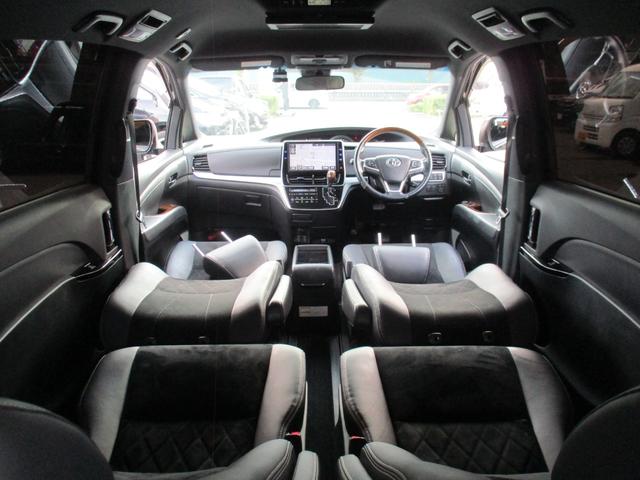 エスティマ アエラス プレミアム-G 純10型フルセグSDナビ/フリップダウンモニター/バックカメラ/セーフティセンス/半革席/三方自動ドア/スマートキー/LED/ETC/フルエアロ/18インチAW/TRDスポイラー/横滑り防止/クルコン(78枚目)