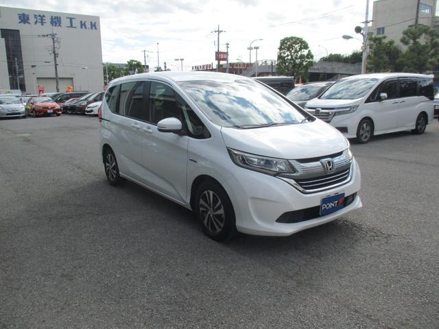 フリードハイブリッド ハイブリッド・Ｇホンダセンシング　ワンオ－ナ－／禁煙車／純正ＴＶ／Ｂカメラ／後席モニタ‐／スマ－トキ‐／イモビ／Ｉ－ｓｔｏｐ／ＥＴＣ／ハ－フレザ－／革巻Ｈ／ＬＥＤ／レーンアシスト／両側自動／ウオークスル‐／純正１５ＡＷ／（9枚目）