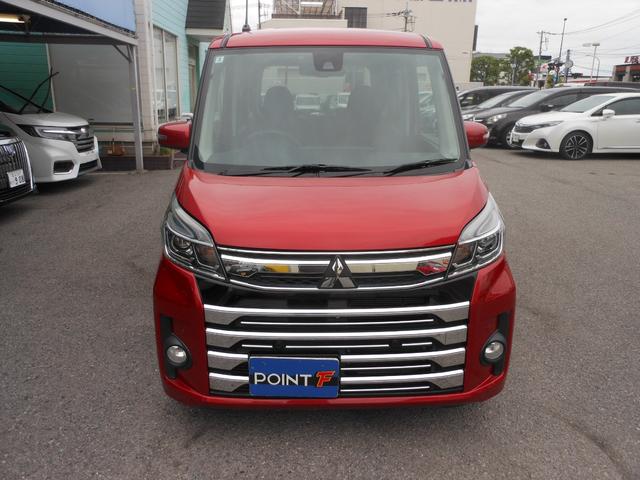 ｅＫスペースカスタム カスタムＧ　セーフティパッケージ　全方位モニター　ナビ　フルセグＴＶ　ＤＶＤ　ブルートゥース　ＳＤ　ＣＤ録音　ＥＴＣ　ＬＥＤオートライト　両側スライド　左電動スライド　シートヒーター　１４インチアルミ（5枚目）