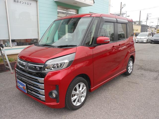 ｅＫスペースカスタム カスタムＧ　セーフティパッケージ　全方位モニター　ナビ　フルセグＴＶ　ＤＶＤ　ブルートゥース　ＳＤ　ＣＤ録音　ＥＴＣ　ＬＥＤオートライト　両側スライド　左電動スライド　シートヒーター　１４インチアルミ（9枚目）