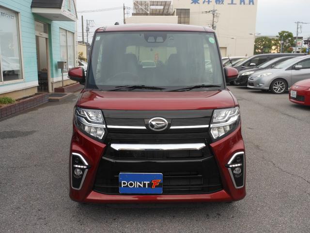 タント カスタムＸ　両側電動スライドドア　ナビ　フルセグＴＶ　ＤＶＤ　ブルートゥース　ＵＳＢ　バックカメラ　ＥＴＣ　前後ドライブレコーダー　ＬＥＤオートライト　シートヒーター　フォグランプ　１４インチアルミ　スマートキ（5枚目）