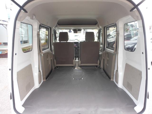 ミニキャブバン G 4WD 4速AT キーレス デュアルカメラブレーキサポート CD ETC ドライブレコーダー アイドリングストップ 電動格納ドアミラー フルフラット(34枚目)