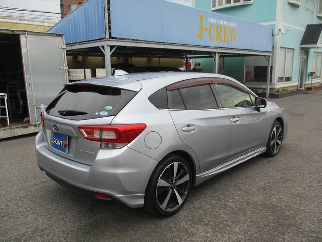 インプレッサスポーツ ２．０ｉ－Ｓアイサイト　禁煙車／純８型ナビフルセグ／Ｂカメラ／ＢＴ／スマキ－／ナビ連動ＥＴＣ２．０／レ－ダ－Ｃ／アイサイト／ｉ－ＳＴＯＰ／ＢＳＭ／黒本革Ｓ／前席パワ－＆Ｓヒ－タ－／前後ドラレコ／ＬＥＤ／Ｒフォグ／純１８ＡＷ（60枚目）