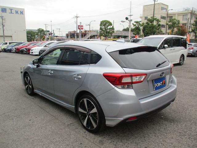 インプレッサスポーツ ２．０ｉ－Ｓアイサイト　禁煙車／純８型ナビフルセグ／Ｂカメラ／ＢＴ／スマキ－／ナビ連動ＥＴＣ２．０／レ－ダ－Ｃ／アイサイト／ｉ－ＳＴＯＰ／ＢＳＭ／黒本革Ｓ／前席パワ－＆Ｓヒ－タ－／前後ドラレコ／ＬＥＤ／Ｒフォグ／純１８ＡＷ（61枚目）