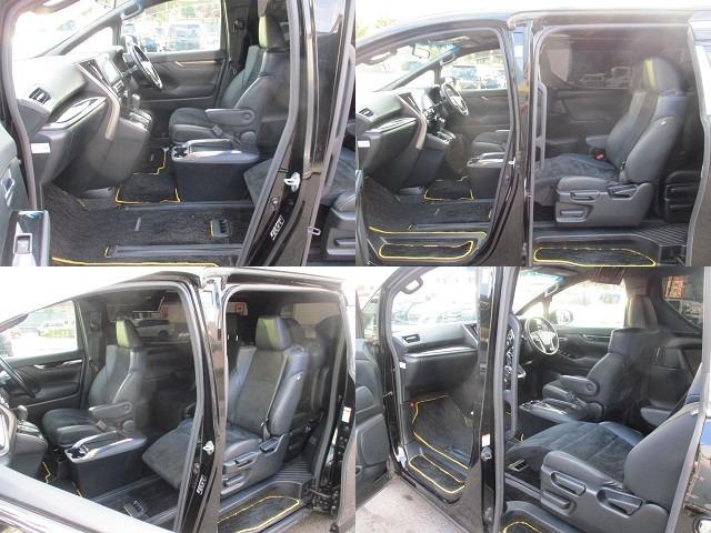 ヴェルファイア 2.5Z Aエディション ゴールデンアイズ Wサンルーフ/ALPINE11型ナビフルセグ/Bカメラ/12.8型後席フリップダウン/両自動&パワ-バックドア/スマキ-/ETC/クルコン/専用アルカンタ-ラHレザ-S/N席&2列目オットマン/LED(38枚目)