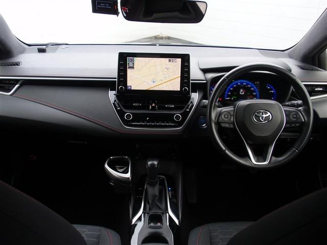 カローラスポーツ ハイブリッドG Z サイドエアバック 前後誤発進抑制 盗難防止 スマートキーシステム Bモニ オートクルーズ LEDライト エアバック オートエアコン 地デジ ナビTV AW デュアルエアバッグ 整備記録簿 キーレス(2枚目)