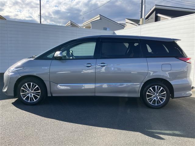 エスティマハイブリッド アエラス　Ｂモニター　３列　ナビＴＶ　イモビライザー　１オナ　メモリナビ　リアオートエアコン　フルセグ地デジ　運転席パワーシート　オートエアコン　クルコン　パワーウィンドウ　パワステ　ＡＢＳ　アルミホイール（9枚目）