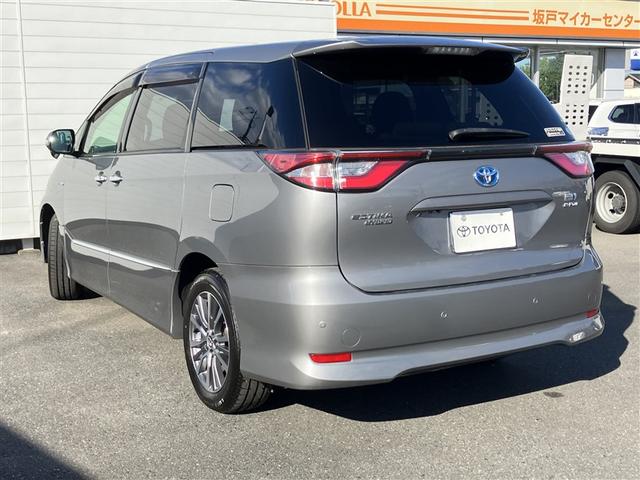 エスティマハイブリッド アエラス　Ｂモニター　３列　ナビＴＶ　イモビライザー　１オナ　メモリナビ　リアオートエアコン　フルセグ地デジ　運転席パワーシート　オートエアコン　クルコン　パワーウィンドウ　パワステ　ＡＢＳ　アルミホイール（12枚目）