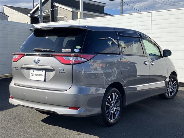 エスティマハイブリッド アエラス　Ｂモニター　３列　ナビＴＶ　イモビライザー　１オナ　メモリナビ　リアオートエアコン　フルセグ地デジ　運転席パワーシート　オートエアコン　クルコン　パワーウィンドウ　パワステ　ＡＢＳ　アルミホイール（14枚目）