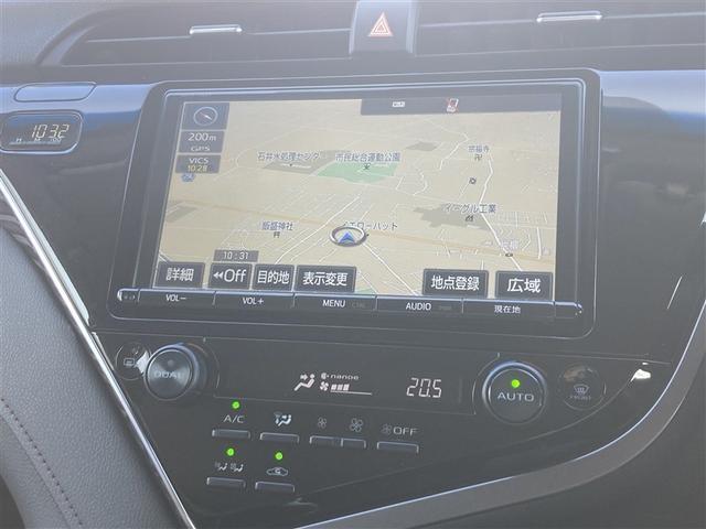 カムリ Ｇ　ＥＳＣ　リヤカメラ　パワーウィンドウ　オ－トエアコン　パワステ　地デジ　エアバッグ　ＬＥＤヘットライト　ＡＢＳ　スマートキープッシュスタート　ＥＴＣ車載器　ドラレコ付き　ＴＶナビ　キーフリー　アルミ（6枚目）