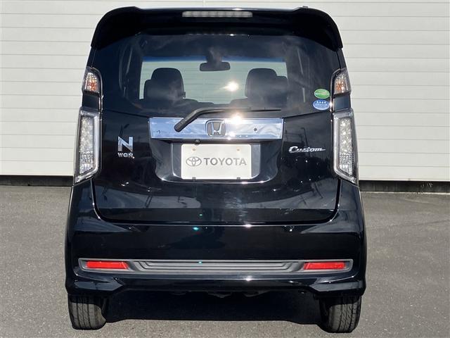 Ｎ－ＷＧＮカスタム Ｇ・ターボパッケージ　衝突被害軽減装置　盗難防止装置　リヤカメラ　オートエアコン　スマートキー　カーテンエアバック　横滑り防止　ＰＳ　アルミ　ＡＢＳ　ナビＴＶ　キーレス　ワンセグＴＶ　フルタイム４ＷＤ　メモリーインターナビ（13枚目）