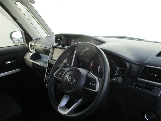 ルーミー カスタムG アイドリング 両側電動SD LEDヘット バックビューモニター 衝突回避ブレーキ 地デジ スマートキー メモリナビ クルーズコントロール 点検記録簿 DVD ETC ドライブレコーダー 1オーナー(17枚目)