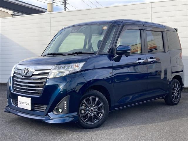 ルーミー カスタムＧ－Ｔ　助手席エアバック　両側オートスライドドア　スマートキープッシュスタート　ＬＥＤライト　１オーナー　横滑り防止機能　クルコン　点検記録簿　ＥＴＣ付　アルミホイール　キーレス　ＤＶＤ　ドラレコ　ナビ＆ＴＶ（7枚目）