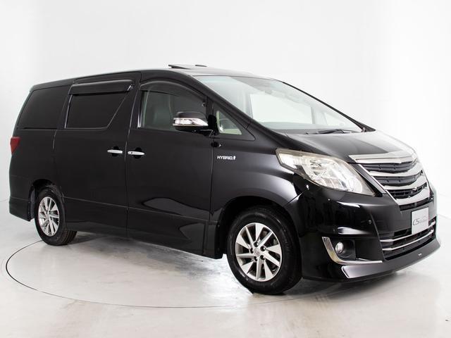 アルファードハイブリッド ＳＲ　Ｃパッケージ　（禁煙車）（点検記録簿１１枚）（サンルーフ）（モデリスタフルエアロ）（プレミアムサウンド）全方位カメラ／後席モニター／黒本革／エグゼクティブシート／両側自動ドア／パワーバックドア／ＡＣ１００Ｖ電源／（17枚目）