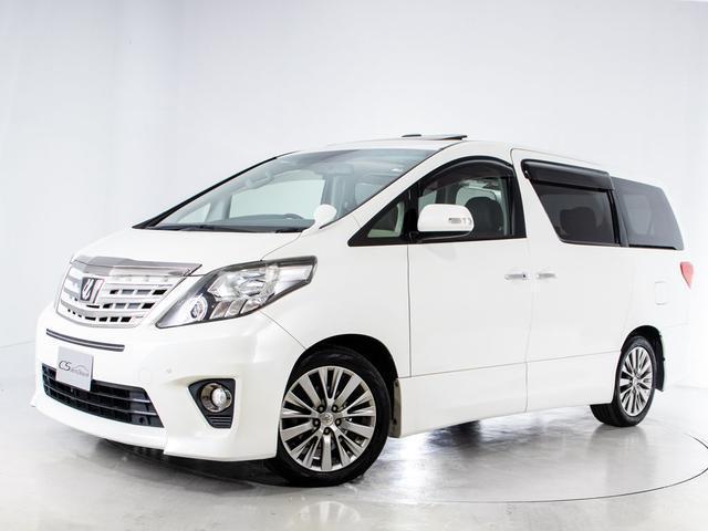 アルファード ２４０Ｓ　タイプゴールド　（禁煙車）（特注デニムシートカバー）（サンルーフ）（後席モニター）両側自動ドア／パワーバックドア／純正ＨＤＤナビ／バックカメラ／Ｂｌｕ－ｒａｙ再生／クルーズコントロール／（11枚目）