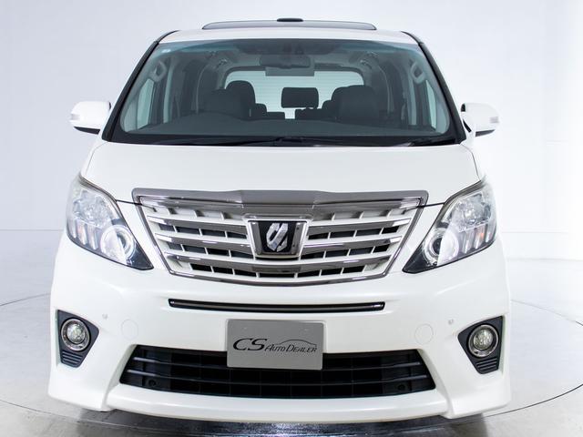 アルファード ２４０Ｓ　タイプゴールド　（禁煙車）（特注デニムシートカバー）（サンルーフ）（後席モニター）両側自動ドア／パワーバックドア／純正ＨＤＤナビ／バックカメラ／Ｂｌｕ－ｒａｙ再生／クルーズコントロール／（12枚目）