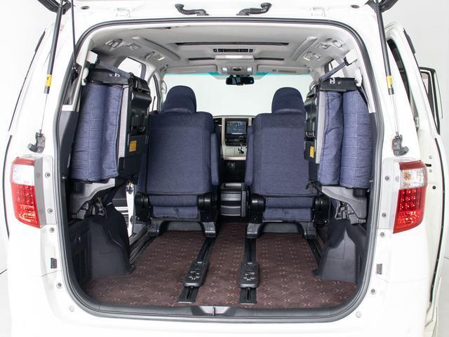 アルファード ２４０Ｓ　タイプゴールド　（禁煙車）（特注デニムシートカバー）（サンルーフ）（後席モニター）両側自動ドア／パワーバックドア／純正ＨＤＤナビ／バックカメラ／Ｂｌｕ－ｒａｙ再生／クルーズコントロール／（28枚目）