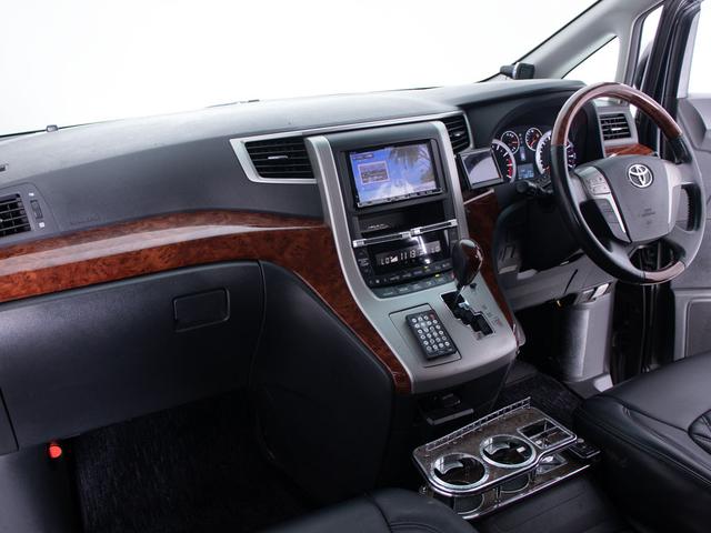 ヴェルファイア ２．４Ｚ　プラチナムセレクション　（ワンオーナー車）（点検記録簿１２枚）（アルパインＢＩＧ－Ｘナビ）（後席モニター）黒革調シートカバー／両側自動ドア／パワーバックドア／バックカメラ／コンビハンドル／クリアランスソナー／車高調／（34枚目）