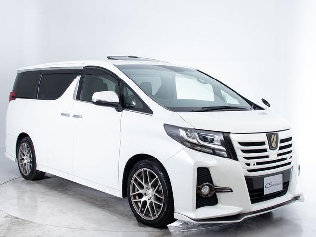 アルファード ２．５Ｓ　Ａパッケージ　タイプブラック　（禁煙車）（シルクブレイズエアロ）（社外１９インチアルミ）（サンルーフ）アルパインＢＩＧ－Ｘ１１型ナビ／後席モニター／前車追従レーダークルーズ／衝突被害軽減ブレーキ／踏み間違い防止装置／両側自動ドア／（17枚目）