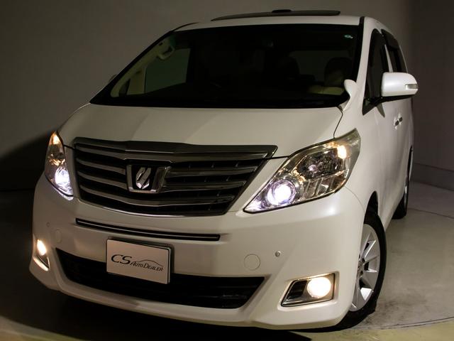 アルファード 240G (禁煙ワンオーナー車)(点検記録簿8枚)(サンルーフ)(後席モニター)両側自動ドア/パワーバックドア/ストラーダナビ/バックカメラ/クルーズコントロール/クリアランスソナー/パワーシート/シートメモリ(15枚目)
