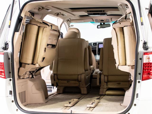 アルファード 240G (禁煙ワンオーナー車)(点検記録簿8枚)(サンルーフ)(後席モニター)両側自動ドア/パワーバックドア/ストラーダナビ/バックカメラ/クルーズコントロール/クリアランスソナー/パワーシート/シートメモリ(28枚目)