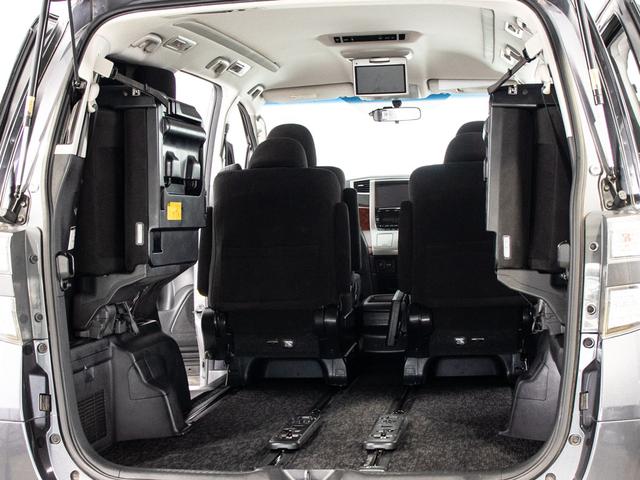 ヴェルファイア 2.4Z プラチナセレクションII (点検記録簿5枚)(純正9型ナビ)(後席モニター)(両側自動ドア)パワーバックドア/専用アルカンターラシート/バックカメラ/クリアランスソナー/コンビハンドル/Bluetooth接続/フルセグTV/(26枚目)