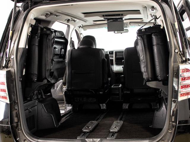 ヴェルファイア 2.4Z (ツインサンルーフ)(カスタムテールランプ)(ダウンサス)(後席モニタ)レオニス19インチホイール/アルパインナビ/両側自動ドア/黒革調シートカバー/バックカメラ/クリアランスソナー/ビルトインETC(27枚目)