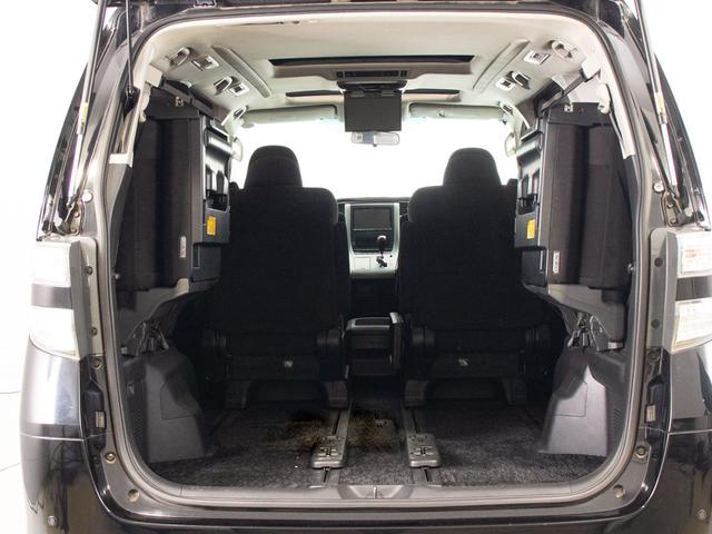 ヴェルファイア 2.4Z プラチナセレクションII (サンルーフ)(アルパインBIG-Xナビ)(後席モニター)(両側自動ドア)パワーバックドア/専用アルカンターラシート/バックカメラ/コンビハンドル/クリアランスソナー/フルセグTV/(27枚目)