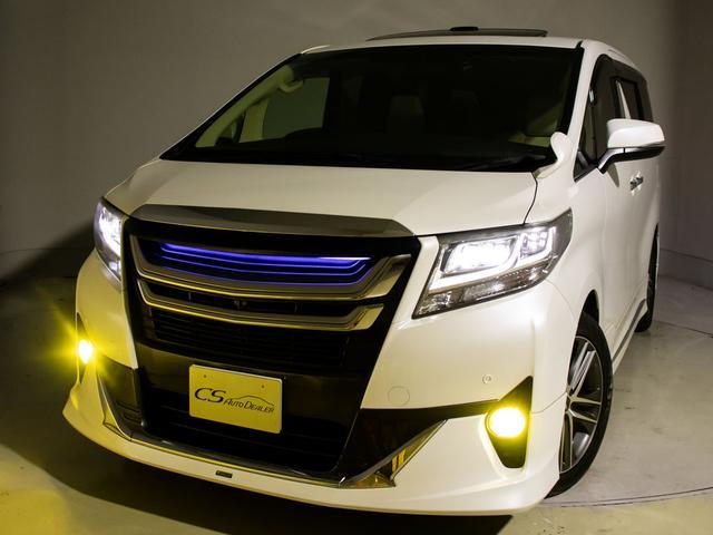 アルファード 2.5G (禁煙車)(ツインサンルーフ)(モデリスタフルエアロ)(10インチ大画面ナビ)後席モニター/両側電動スライドドア/バックカメラ/ハーフレザーシート/クルーズコントロール/クリアランスソナー/フルセグ(16枚目)