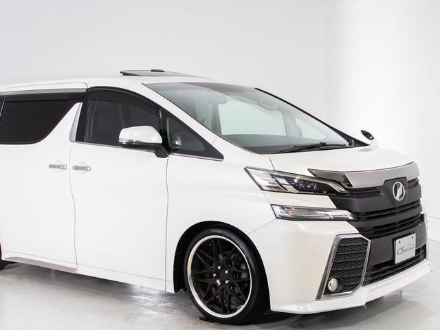 ヴェルファイア ２．５Ｚ　（サンルーフ）（社外２０インチアルミ＆ダウンサス）（アルパインＢＩＧ－Ｘ１０型ナビ）（後席モニター）黒革調シートカバー／両側自動ドア／バックカメラ／クルーズコントロール／クリアランスソナー／（14枚目）