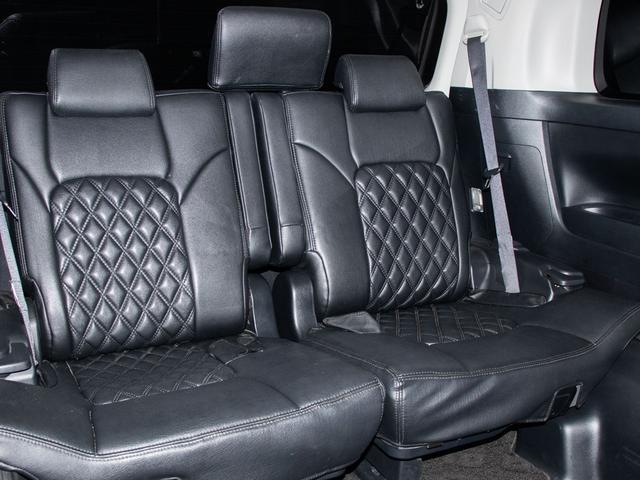ヴェルファイア ２．５Ｚ　（サンルーフ）（社外２０インチアルミ＆ダウンサス）（アルパインＢＩＧ－Ｘ１０型ナビ）（後席モニター）黒革調シートカバー／両側自動ドア／バックカメラ／クルーズコントロール／クリアランスソナー／（27枚目）