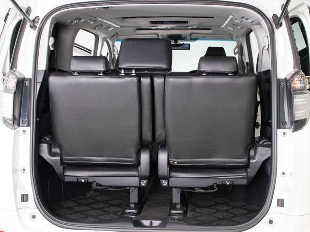 ヴェルファイア ２．５Ｚ　（サンルーフ）（社外２０インチアルミ＆ダウンサス）（アルパインＢＩＧ－Ｘ１０型ナビ）（後席モニター）黒革調シートカバー／両側自動ドア／バックカメラ／クルーズコントロール／クリアランスソナー／（28枚目）