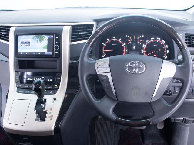 ヴェルファイア ２．４Ｚ　ゴールデンアイズ　（禁煙車）（エアロカスタム）（サンルーフ）（後席モニター）両側自動ドア／パワーバックドア／純正ＨＤＤナビ／フロント＆バックカメラ／クルーズコントロール／クリアランスソナー／コンビハンドル／（35枚目）