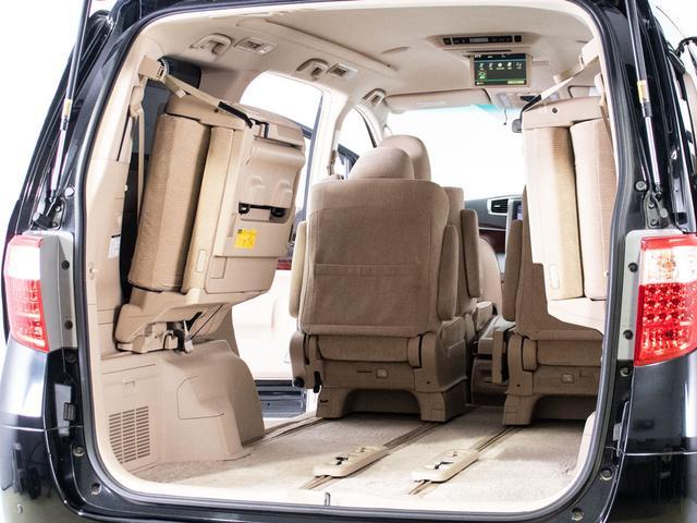 アルファード ２４０Ｇ　（プレミアムサウンド）（後席モニター）（両側自動ドア）（社外１９インチアルミ）バックカメラ／コンビハンドル／ＡＣ１００Ｖ電源／クルーズコントロール／クリアランスソナー／パワーシート／シートメモリー／（28枚目）