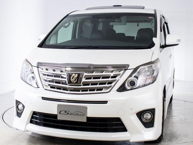 アルファード ２４０Ｓ　タイプゴールドＩＩ　（禁煙車）（ツインサンルーフ）（特別仕様車）（後席モニター）専用ハーフレザーシート／両側電動スライドドア／パワーバックドア／ＡＣ１００Ｖ電源／クルーズコントロール／クリアランスソナー／フルセグＴＶ（12枚目）