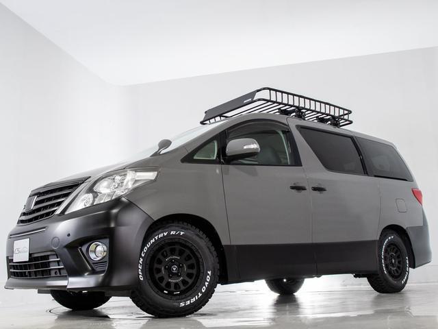 アルファード ２４０Ｓ　（禁煙車）（新品１６インチアルミ＆ブロックタイヤ）（新品ルーフキャリア）（新品シートカバー）両側自動ドア／純正ＨＤＤナビ／後席モニター／バックカメラ／ビルトインＥＴＣ／クリアランスソナー／（11枚目）