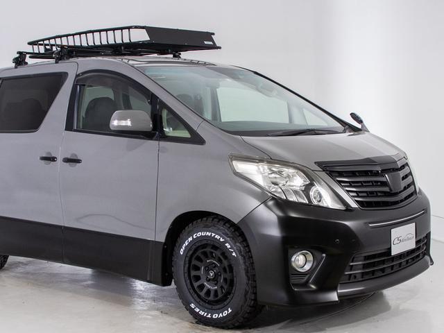 アルファード ２４０Ｓ　（禁煙車）（新品１６インチアルミ＆ブロックタイヤ）（新品ルーフキャリア）（新品シートカバー）両側自動ドア／純正ＨＤＤナビ／後席モニター／バックカメラ／ビルトインＥＴＣ／クリアランスソナー／（18枚目）