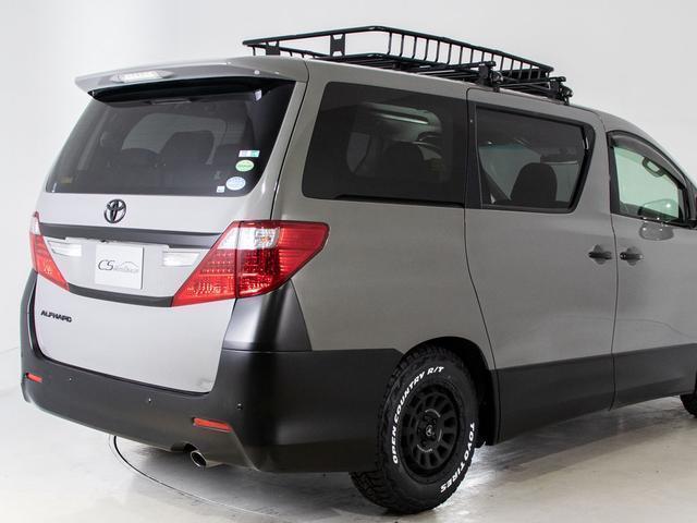 アルファード ２４０Ｓ　（禁煙車）（新品１６インチアルミ＆ブロックタイヤ）（新品ルーフキャリア）（新品シートカバー）両側自動ドア／純正ＨＤＤナビ／後席モニター／バックカメラ／ビルトインＥＴＣ／クリアランスソナー／（19枚目）