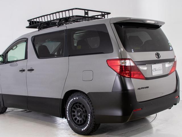 アルファード ２４０Ｓ　（禁煙車）（新品１６インチアルミ＆ブロックタイヤ）（新品ルーフキャリア）（新品シートカバー）両側自動ドア／純正ＨＤＤナビ／後席モニター／バックカメラ／ビルトインＥＴＣ／クリアランスソナー／（23枚目）