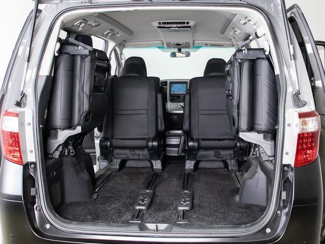 アルファード ２４０Ｓ　（禁煙車）（新品１６インチアルミ＆ブロックタイヤ）（新品ルーフキャリア）（新品シートカバー）両側自動ドア／純正ＨＤＤナビ／後席モニター／バックカメラ／ビルトインＥＴＣ／クリアランスソナー／（32枚目）